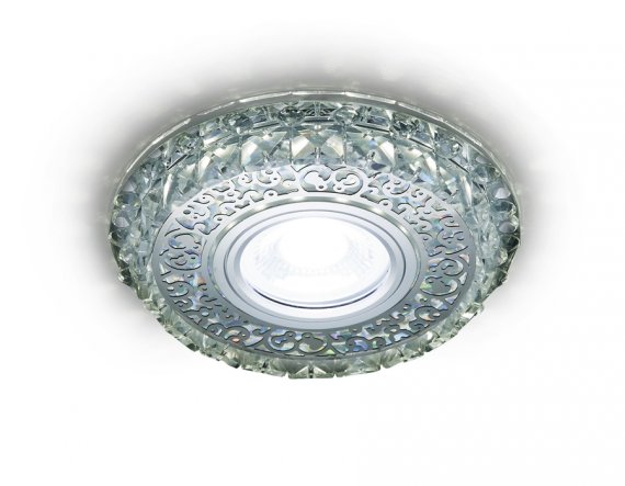 Фотография товара 'Ambrella S393 CH Встраиваемый точечный светильник со светодиодной лентой MR16+3W'