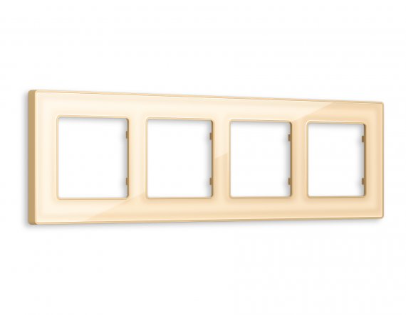 Фотография товара 'Ambrella AF580604 Рамка ALFA Arctic (Шампань Стекло органическое) 4-ая'