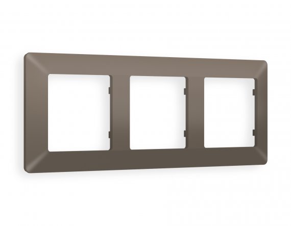 Фотография товара 'Ambrella AF110633 Рамка ALFA Line (Темная бронза матовый) 3-ая'