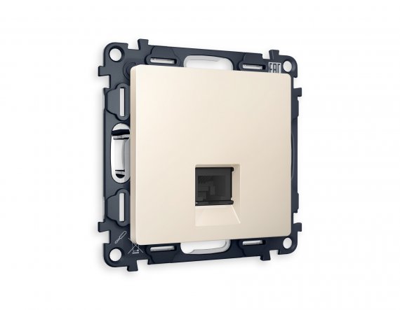 Фотография товара 'Ambrella MA332010 Комплект механизма компьютерной розетки ALFA'