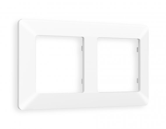 Фотография товара 'Ambrella AF110122 Рамка ALFA Line (Белый матовый) 2-ая'