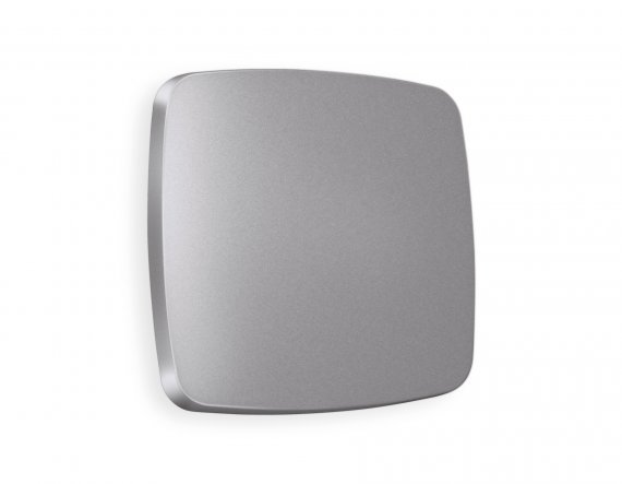 Фотография товара 'Ambrella OP5010 Лицевая панель OMEGA (Сталь матовый) для 1-клавишных выключателей'