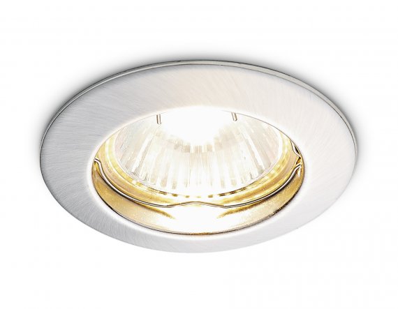 Фотография товара 'Ambrella Встраиваемый точечный светильник сатин серебро MR16'