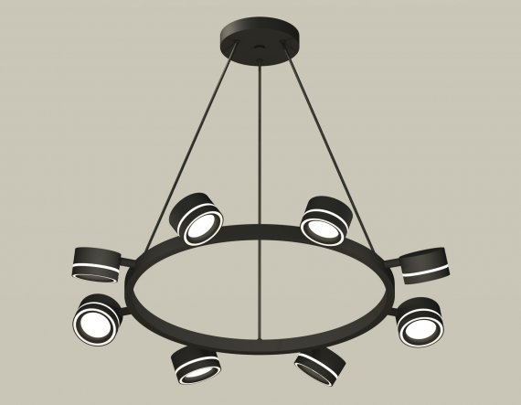 Фотография товара 'Ambrella XB9198201 Комплект подвесного поворотного светильника с акрилом GX53 (C9198, N8434)'