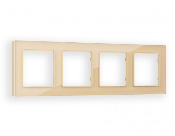 Фотография товара 'Ambrella AF330604 Рамка ALFA Platos (Шампань Стекло органическое) 4-ая'