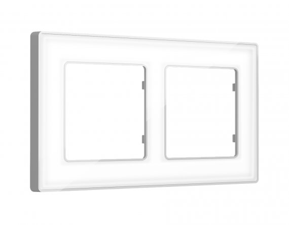 Фотография товара 'Ambrella AF580132 Рамка ALFA Arctic (Белый Стекло органическое/Серебро) 2-ая'