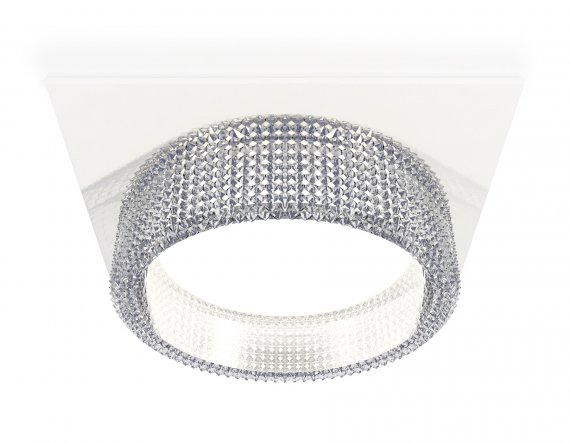 Фотография товара 'Ambrella XC8061030 Комплект встраиваемого светильника SWH/CL'