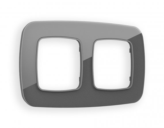 Фотография товара 'Ambrella OF320652 Рамка OMEGA Radian (Антрацит серый Стекло органическое) 2-ая'