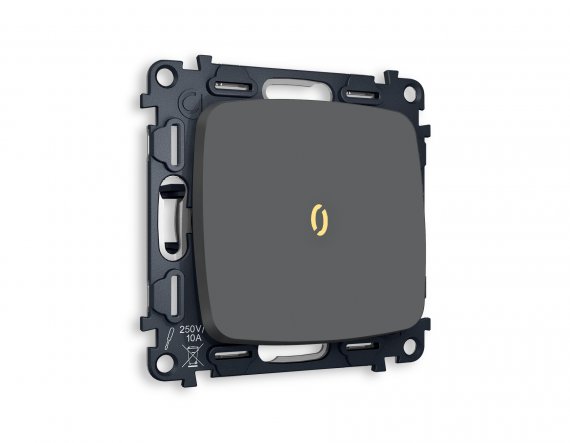 Фотография товара 'Ambrella MO902030 Комплект механизма 1-клавишного проходного выключателя с подсветкой 3200K'