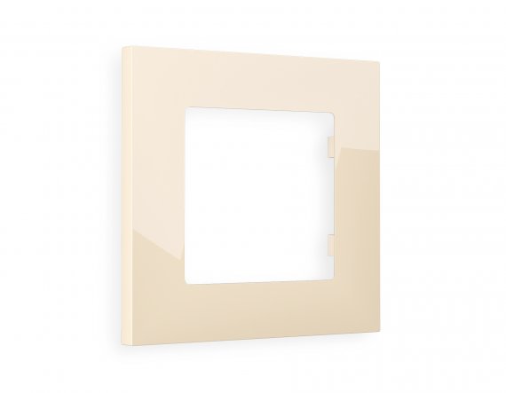 Фотография товара 'Ambrella AF250301 Рамка ALFA Qubi (Бежевый глянец) 1-ая'