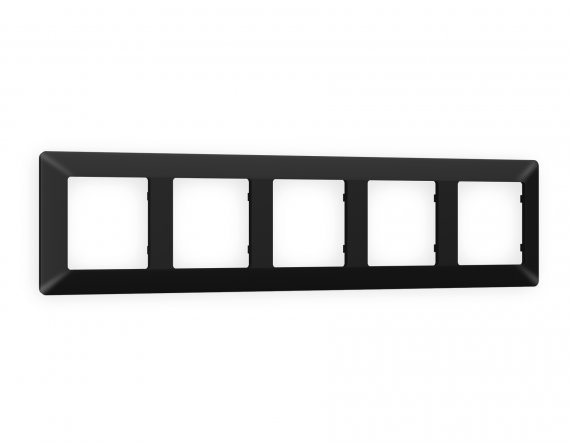 Фотография товара 'Ambrella AF110705 Рамка ALFA Line (Черный матовый) 5-ая'