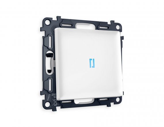 Фотография товара 'Ambrella MA122040 Комплект механизма 1-клавишного проходного выключателя с подсветкой 10000K'