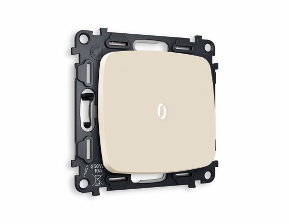 Фотография товара 'Ambrella MO322035 Комплект механизма 1-клавишного проходного выключателя с подсветкой 5600K'