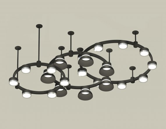 Фотография товара 'Ambrella XR92222010 Комплект подвесного светильника с акрилом GX53 (A9222, A9227, A9233, C9242, C9238, C9232, N8118, N8141)'