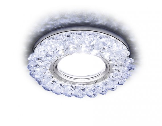 Фотография товара 'Ambrella S701 CL/CH/CLD Встраиваемый точечный светильник со светодиодной лентой MR16+3W'