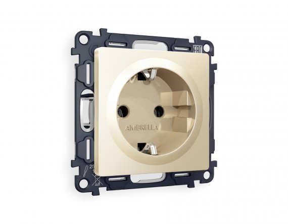 Фотография товара 'Ambrella MA606010 Комплект механизма электрической розетки ALFA'