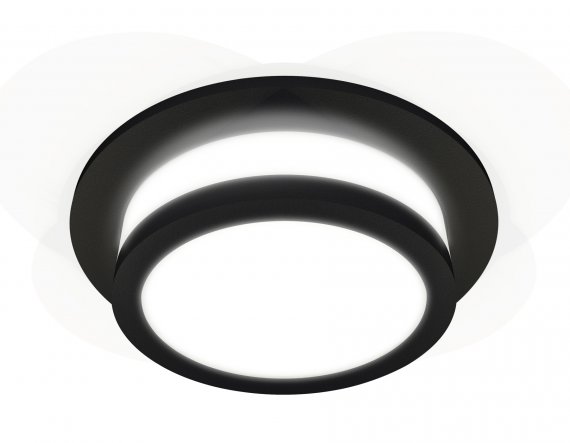 Фотография товара 'Ambrella XC7622041 Комплект встраиваемого светильника c акрилом SBK/FR'