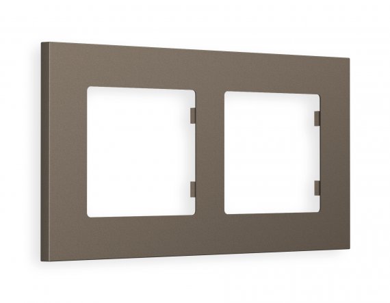 Фотография товара 'Ambrella AF250632 Рамка ALFA Qubi (Темная бронза матовый) 2-ая'