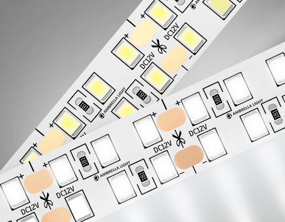 Фотография товара 'Ambrella GS1602 Светодиодная лента двухрядная 2835 240Led/ 19.2W m/ 12V IP20'