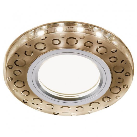 Фотография товара 'Ambrella S218 WH/CH/WA Встраиваемый точечный светильник со светодиодной лентой MR16+3W'