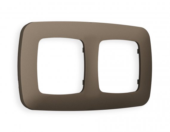 Фотография товара 'Ambrella OF140632 Рамка OMEGA Ecta (Темная бронза матовый) 2-ая'