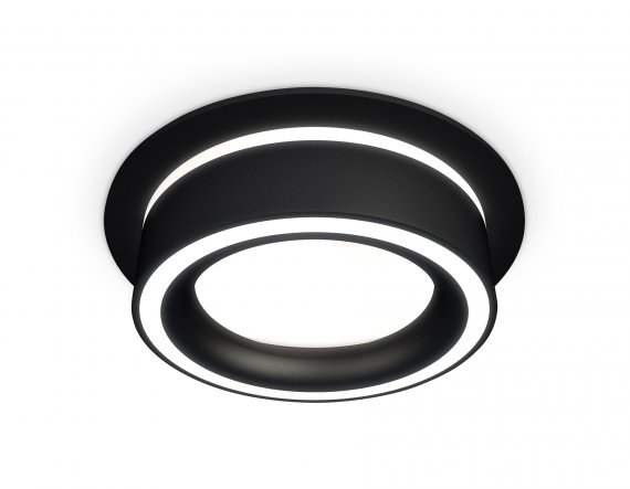 Фотография товара 'Ambrella XC8051018 Комплект встраиваемого светильника SBK/FR'