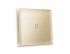 Фотография товара 'Ambrella AP6020 Лицевая панель ALFA (Шампань) для 1-клавишных выключателей'