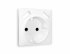 Фотография товара 'Ambrella AP1090 Лицевая панель ALFA (Белый глянец) для электрической розетки'
