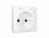 Фотография товара 'Ambrella AP1290 Лицевая панель ALFA (Белый матовый) для электрической розетки'