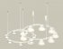 Фотография товара 'Ambrella XR92081100 Комплект подвесного светильника с акрилом GX53 (A9208, C9241, C9236, N8140, N8118)'