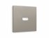 Фотография товара 'Ambrella AP3740 Лицевая панель ALFA (Серо-бежевый матовый) для HDMI розетки'