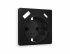 Фотография товара 'Ambrella AP8100 Лицевая панель ALFA (Черный матовый) для электрической розетки'