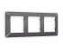 Фотография товара 'Ambrella AF110653 Рамка ALFA Line (Антрацит серый) 3-ая'