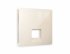 Фотография товара 'Ambrella AP3120 Лицевая панель ALFA (Бежевый глянец) для компьютерной/телефонной розетки'