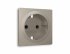 Фотография товара 'Ambrella AP3670 Лицевая панель ALFA (Серо-бежевый матовый) для электрической розетки'